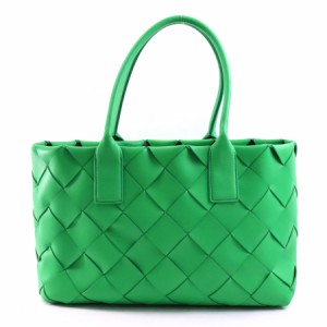 BOTTEGAVENETA ボッテガヴェネタ イントレチャート ショルダーバッグ グリーン 14065 ユニセックス【中古】 99907f