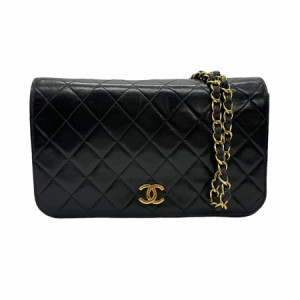 CHANEL シャネル マトラッセ ショルダーバッグ ブラック/ゴールド 14054 レディース【中古】 z0746