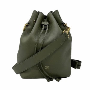 FENDI フェンディ モントレゾール 8BT298 A5DY ショルダーバッグ カーキ 14058 レディース【中古】 z0765