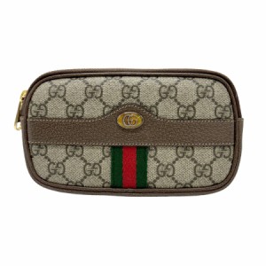 GUCCI グッチ GG スプリーム オフィディア 519308 ウエストバッグ ベルトバッグ ブラウン 14057 メンズ【中古】 z0801