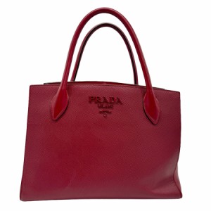 PRADA プラダ ショルダーバッグ ハンドバッグ レッド 14060 レディース【中古】 z0929