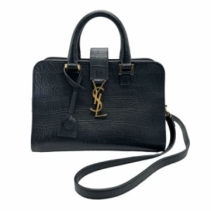 SAINT LAURENT サンローラン ベイビーカバス 568853 ショルダーバッグ ハンドバッグ ブラック 14054 レディース【中古】 z1004