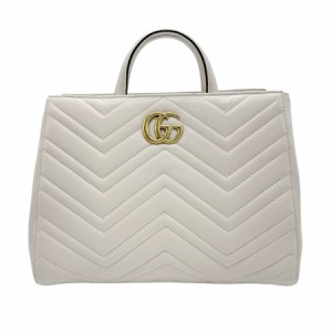 GUCCI グッチ 448054 ハンドバッグ ショルダーバッグ アイボリー 14056 レディース【中古】 z1006