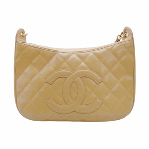 CHANEL シャネル ココマーク ショルダーバッグ ベージュ 14059 レディース【中古】 z1008