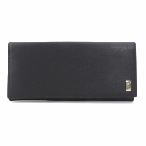 Dunhill ダンヒル 二つ折り長財布 ダークブラウン 14057 メンズ【中古】 h30296g