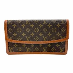 LOUIS VUITTON ルイ ヴィトン ポシェットダム GM モノグラム M51810 クラッチバッグ ブラウン 14057 メンズ【中古】 z1048