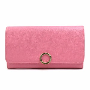 BVLGARI ブルガリ 長財布 ピンク 14061 レディース【中古】 r10043f