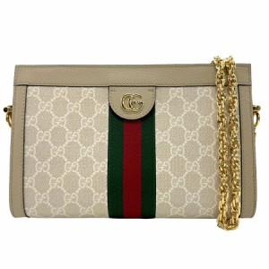 GUCCI グッチ オフィディア 503877 ショルダーバッグ グレージュ/ゴールド 14059 レディース【中古】 z1105