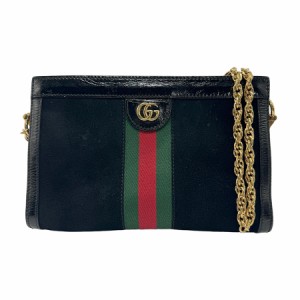 GUCCI グッチ オフィディア 503877 ショルダーバッグ ブラック/ゴールド 14054 レディース【中古】 z1282