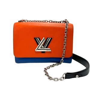 LOUIS VUITTON ルイ ヴィトン ツイストMM ショルダーバッグ オレンジ×ブルー 14062【中古】 z1303