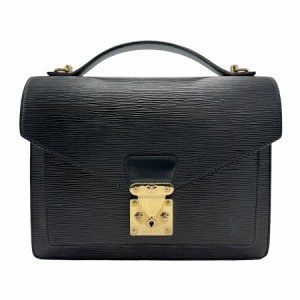 LOUIS VUITTON ルイ ヴィトン モンソー エピ M52122 ハンドバッグ ブラック 14054 メンズ【中古】 z1354