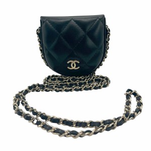 CHANEL シャネル マトラッセ コインケース ブラック/ライトゴールド 14054 レディース【中古】 z1361