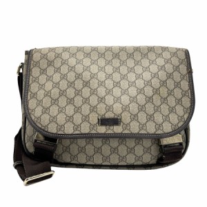 GUCCI グッチ 201732 ショルダーバッグ ブラウン 14057 メンズ【中古】 z1309