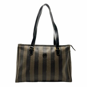 FENDI フェンディ ペカン ショルダーバッグ ブラウン×ブラック 14057 ユニセックス【中古】 z1460