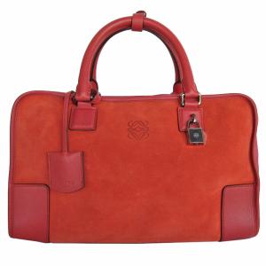 LOEWE アマソナ スタッズ コインケース 赤茶色 LOEWE アマソナ スタッズ コインケース 赤茶色