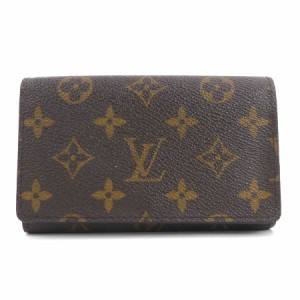 LOUIS VUITTON ルイ ヴィトン ポルトモネ ビエ トレゾール M61730 二つ折り財布 ブラウン 14057 ユニセックス【中古】 h30518a