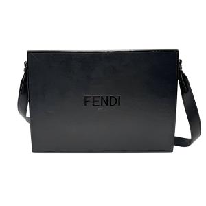 FENDI フェンディ FFロゴ エンボス ショルダーバッグ メッセンジャー 