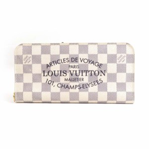 LOUIS VUITTON ルイ ヴィトン ポルトフォイユ アンソリット ダミエ アズール N63115 二つ折り長財布 アイボリー×ネイビー 14056 ユニセ