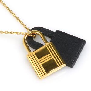 HERMES エルメス オーケリーPM ネックレス ゴールド/ブラック 14068 レディース【中古】 e60546g