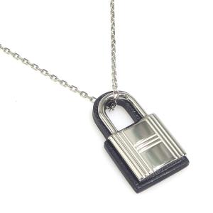 HERMES エルメス O’Kelly オーケリーPM ネックレス シルバー/ブラック 14069 レディース【中古】 e60707i