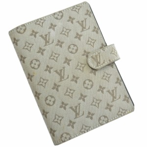 ルイヴィトン Louis Vuitton 手帳カバー モノグラムミニ アジェンダPM カーキ キャンバス R20967 【中古】【定番人気】 - k9952f