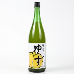 天然果実使用『しあわせ果実』【大分県産 にごりゆず】 1800ml /リキュール 1.8L