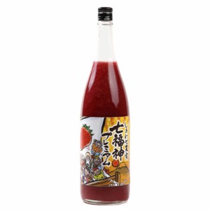 しあわせ果実 七福神プレミアム いちご 1800ml/北のさくら/フルーツリキュール/イチゴ/パイン/ストロベリー/一升瓶/1.8リットル