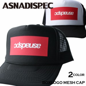 ASNADISPEC(アスナディスペック)メッシュキャップ メンズ 帽子 プリント 白 黒 おしゃれ かっこいい ファッション 人気 as-cap-16 