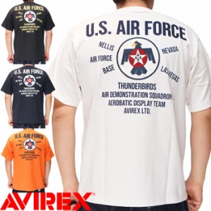 AVIREX アビレックス アヴィレックス Tシャツ 半袖 メンズ サンダーバーズ パッチ 783-3134052 送料無料
