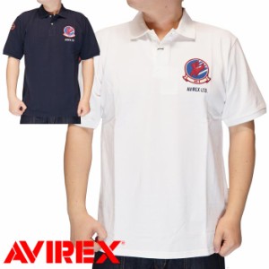 AVIREX アビレックス アヴィレックス ポロシャツ 半袖 メンズ フラッグ 783-3136003 送料無料