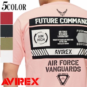 AVIREX アビレックス アヴィレックス Tシャツ 半袖 アビ メンズ SHEWTING PATCHED TEE シッティングパッチド 6113286 送料無料