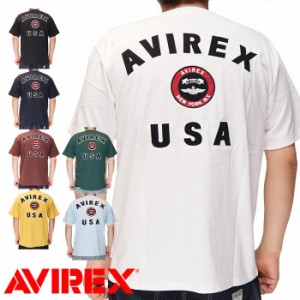 AVIREX アビレックス アヴィレックス Tシャツ 半袖 メンズ ヴァーシティー ロゴ 6123346 783-2129010 送料無料