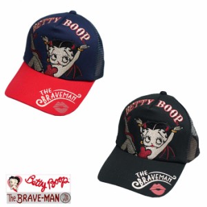 THE BRAVEMAN ブレイブマン ベティブープ ベティー コラボ CAP ツイルキャップ メッシュ デビル BBB-2362