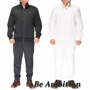 Be Ambition ビーアンビションジャージ 上下セットアップ メンズ 百合ワッペン＆ロゴ刺繍 L21101 送料無料