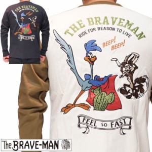 THE BRAVEMAN ブレイブマン ルーニーテューンズ コラボ ロング Tシャツ メンズ コヨーテ ワイリー ロードランナー LTB-2313 送料無料