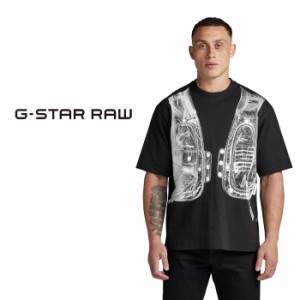 ジースター ロウ G-STAR RAW Tシャツ 半袖 メンズ SATURATED EYE LOOSE T-SHIRT D24427-C336 送料無料