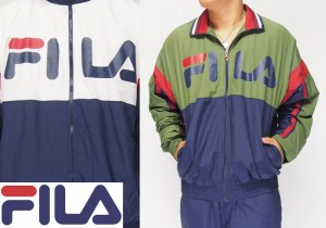 16280円を30%OFFセール FILA[フィラ]ヘリテージ 撥水加工 ジップアップ ナイロンジャケット/FM9459/送料無料