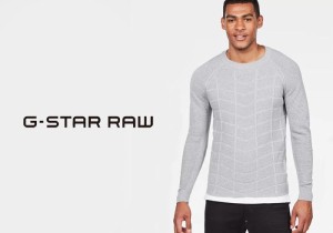 15400円を30%OFFセール G-STAR RAW[ジースターロウ] Suzaki Moto Knit ニットセーター/D09554-8403/送料無料