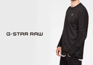 13200円を30%OFFセール G-STAR RAW[ジースターロウ] Motac Dc ロングTシャツ/D10263-9993/送料無料