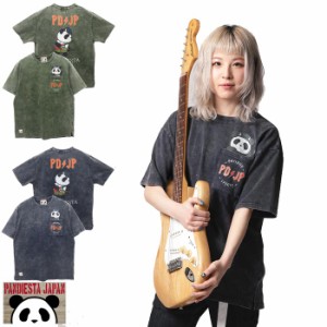 パンディエスタ PANDIESTA Tシャツ 半袖 パンダ ギタリスト パウダー加工 メンズ 和柄 554358 送料無料