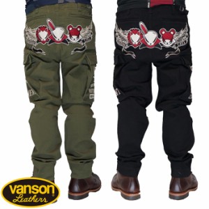 VANSON バンソン × クローズ × WORST T.F.O.A コラボ カーゴパンツ メンズ ストレッチ ボトム CRV-2407 送料無料