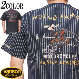 VANSON バンソン ルーニーテューンズ コラボ Tシャツ 半袖 コヨーテ LTV-2207 送料無料