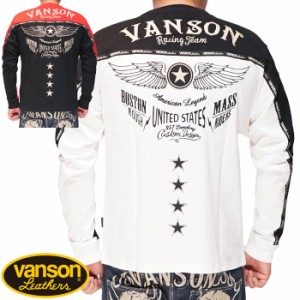 VANSON バンソン ロング Tシャツ メンズ ロンT スターウイングNVLT-2308 送料無料
