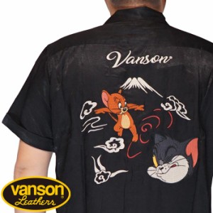 VANSON バンソン トムとジェリー コラボ 半袖シャツ メンズ TJV-2425 送料無料