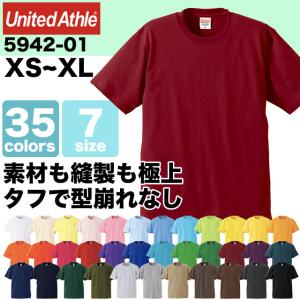 【送料無料】 6.2オンス半袖Tシャツ(アダルトサイズ)/ユナイテッドアスレ UNITED ATHLE #5942-01 無地 メンズ sst-c