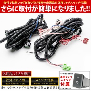 GC30系 パッソ [H22.2-] 後付け フォグ 配線 リレー付き トヨタ汎用配線 デイライトなど