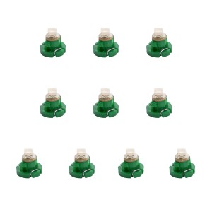 10個セット●● 24V T3 マイクロ LED ※カラーグリーン 緑 メーター球 エアコンパネル インパネ 大型車用