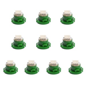 10個セット●● 12V T4.7 マイクロ LED ※カラーグリーン 緑 メーター球 エアコンパネル インパネ