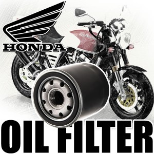 ホンダ HONDA バイク用 オイルフィルター オイルエレメント 品番：OILF08 単品 純正互換品 オートバイ