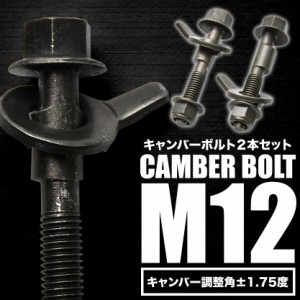 キャンバーボルト 12mm 2本セット キャンバー調整 ±1.75度 M12 DA63T キャリイトラック